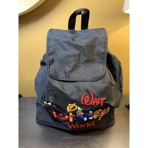 Authentic Disney Parks Original Embroidered Backpack "Walt Disney World" VTG